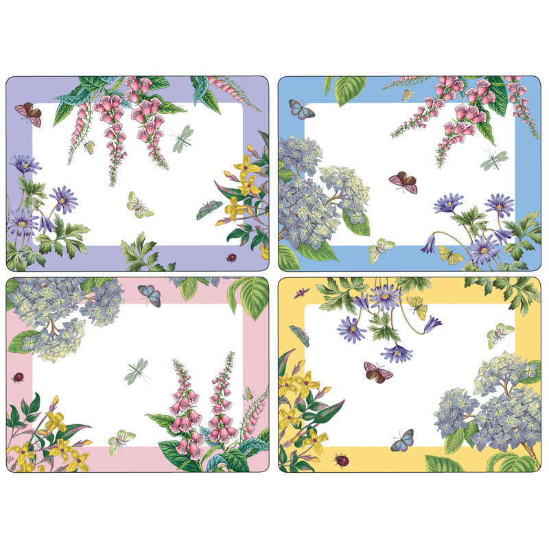 Portmeirion Botanic Garden Terrace 4 Piece Placemat Set & Reviews Wayfair